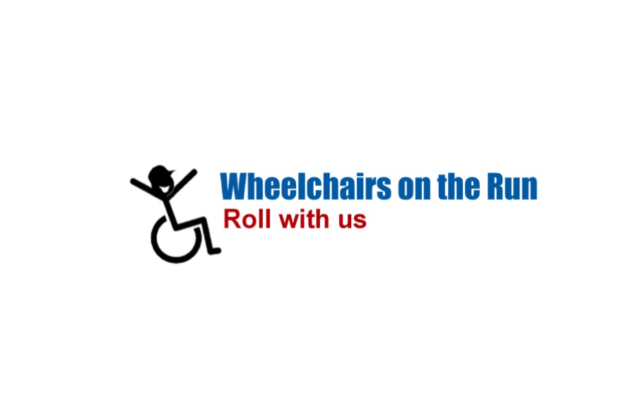 This is the logo for Wheelchairs on the Run - specialist in mobility aids