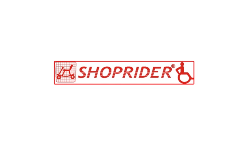 This is the logo for Shoprider - specialists in mobility and mobility solutions