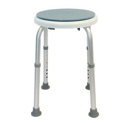 Shower Stool with a Rotating Seat