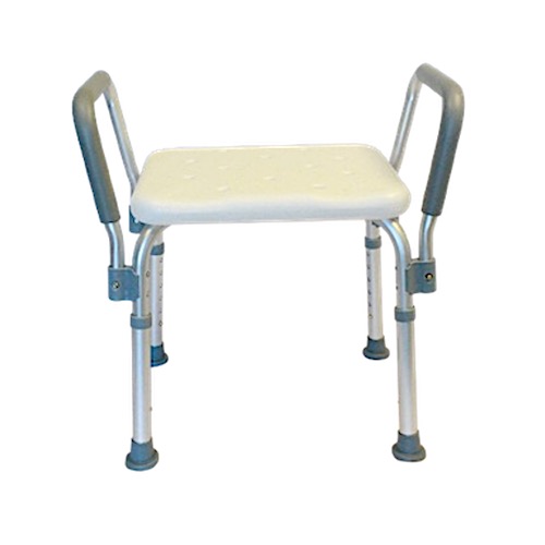 Shower Chair No Back Adjustable