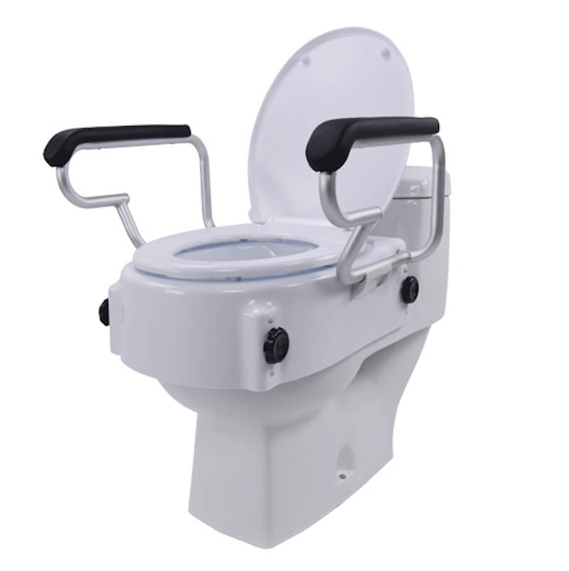 Raised Toilet Seat 2-in-1
