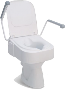 Toilet Seat Raiser with Arms