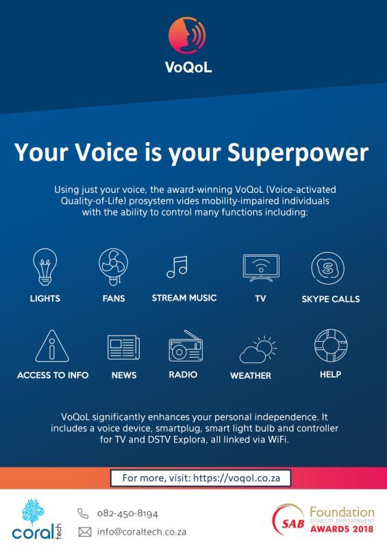 VoQoL Voice Acitivated Home Automations