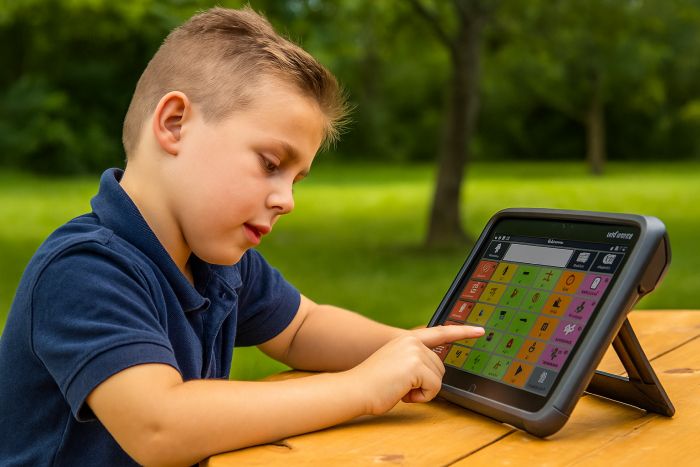 Young by using Communication Aids