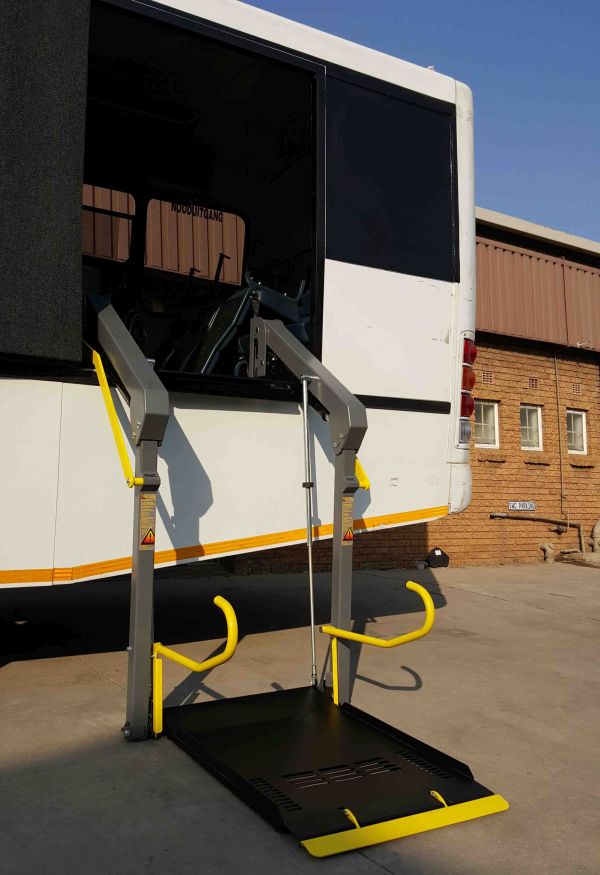 Example of a Dual arm wheelchair lift