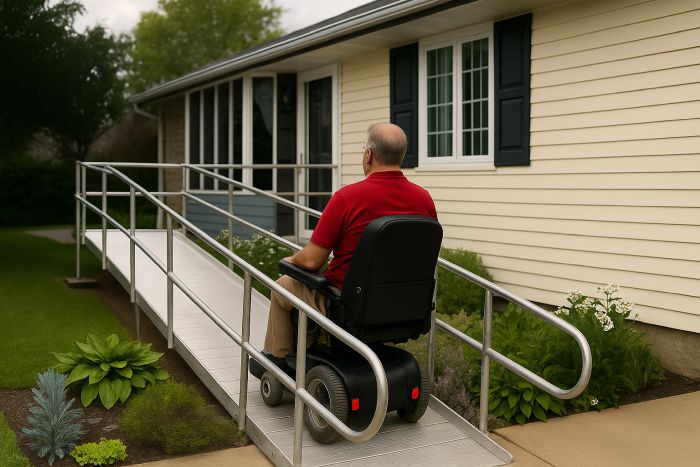 Metal custom made ramp