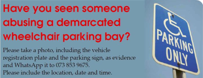 wheelchair parking signboard - are you abusing the system?