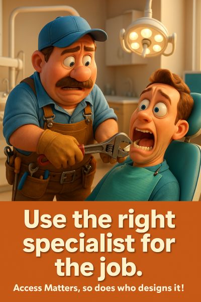 Access Specialist - Use the right person for the job