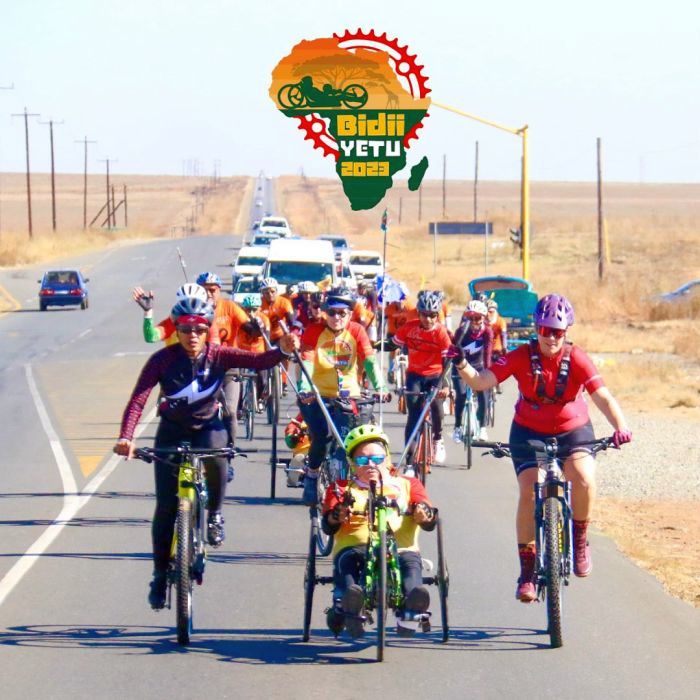 Bidii Yetu- Breaking Barriers - covering over 3,000 kilometres across five countries in Southern Africa