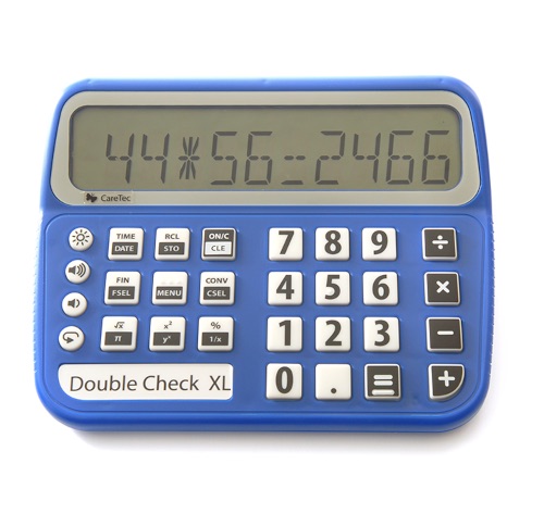Double Check Voice Calculator for the Blind