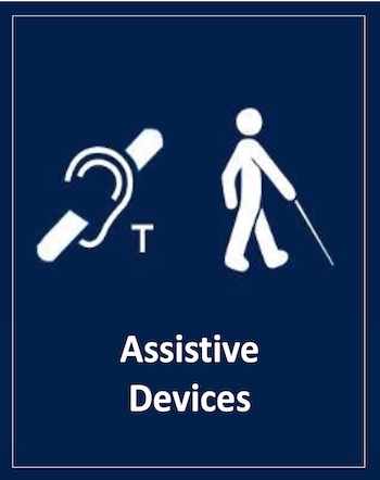 Icon for Assistive Devices for people with Sensory Impairments