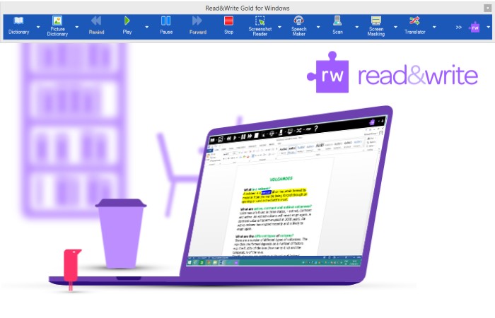 Text Help Read Write Educational Aids for the Blind