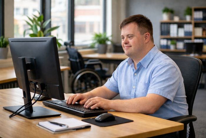 Desktop Computers for people with intellectual impairments